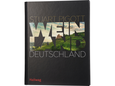 Schwarzes Buchcover mit Landschaftsbild im Schriftzug, gelber und weißer Schrift.