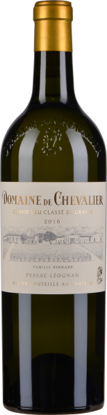 Grüne Weinflasche mit goldener Kapsel und detailliertem Etikett mit Schlossillustration.