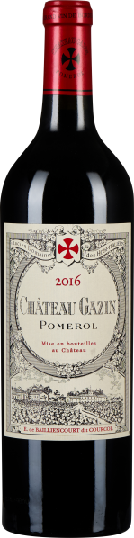 Schwarze Weinflasche mit rotem Siegel und elegantem, vintage Etikett.