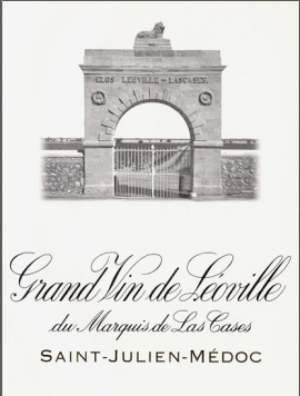 Weinetikett mit historischem Torbogen und eleganter schwarzer Schrift auf cremefarbenem Hintergrund.