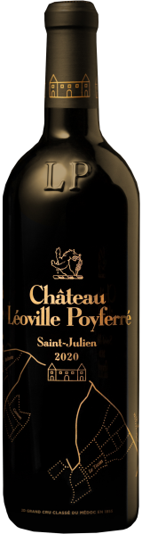 Elegante Weinflasche mit schwarzem Etikett und goldener Schrift und Details.