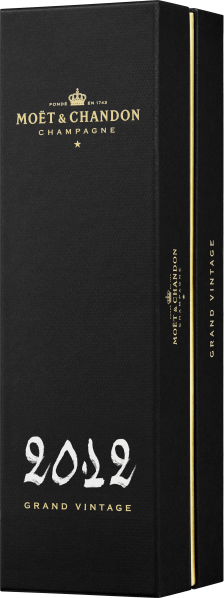 Elegante schwarze Box mit schlichtem, goldfarbenem Schriftzug und stilvollem Design.