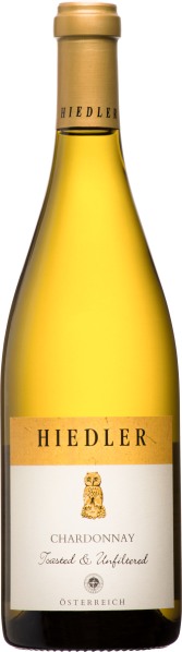 Goldene Weinflasche mit edlem Etikett und elegantem, minimalistischen Design.