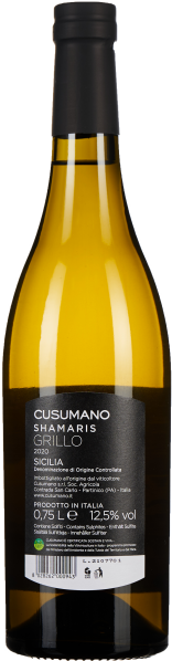 Klares Weißweinglas, elegante schwarze Kapsel, schlichtes schwarzes Etikett, goldener Inhalt.