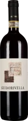 Dunkle Weinflasche mit elegantem, minimalistischem Etikett, das eine künstlerische Collage aus Landkarten und Texturen zeigt. Der Flaschenhals ist mit einer schwarzen Kapsel verschlossen.