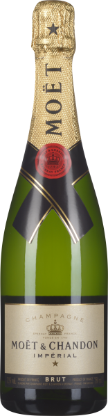 Grüne Champagnerflasche mit goldener Folie und schwarzem Etikettendesign.