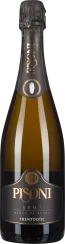 Grüne Flasche mit schwarzem Etikett, goldene Schrift und schwarzer Folie.