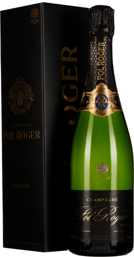 Grüne Champagnerflasche mit elegantem, schwarzem Etikett und goldenen Verzierungen, daneben eine schwarze, luxuriös aussehende Verpackung mit goldenen Elementen.