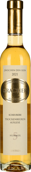 Flasche mit goldenem Inhalt, elegantes Design mit glänzendem Etikett und goldener Kapsel. Schlanke, hohe Form mit klarer Aufschrift.