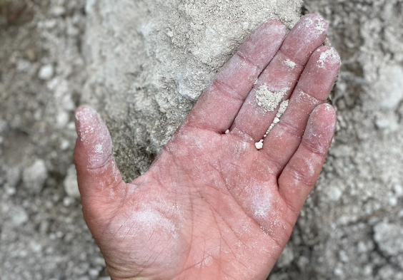 Pulvrig weisser Kalkstein c Christian Tschida