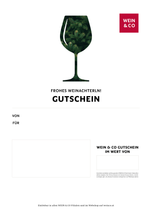 WCO GutscheinCard Frohes Weinachterln